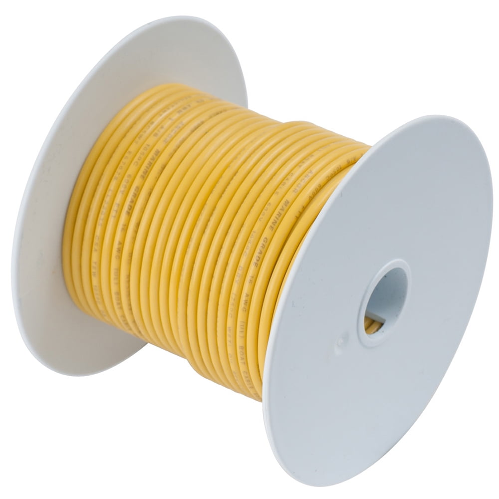 Ancor #117910 Wire, 100' #2/0 Tinned Copper, Yellow