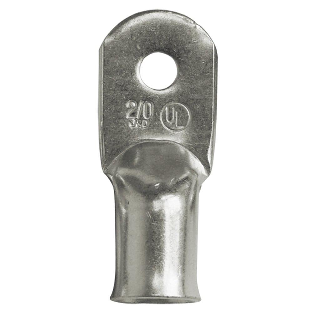 Ancor 242264 Marine Grade Electrical Heavy Duty Tinned Copper Lugs (2Gauge, Size 14 Screw, 25Pack)