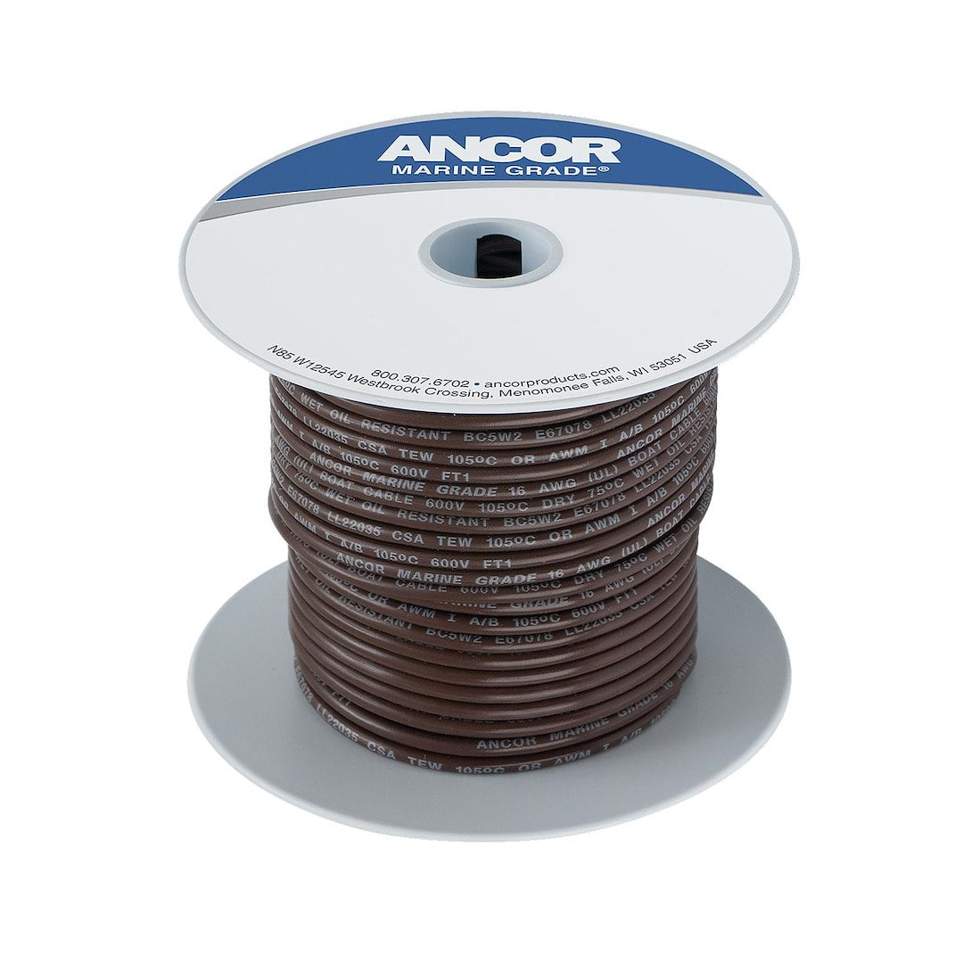 Ancor Brown 12 AWG Tinned Copper Wire - 100' [106210]