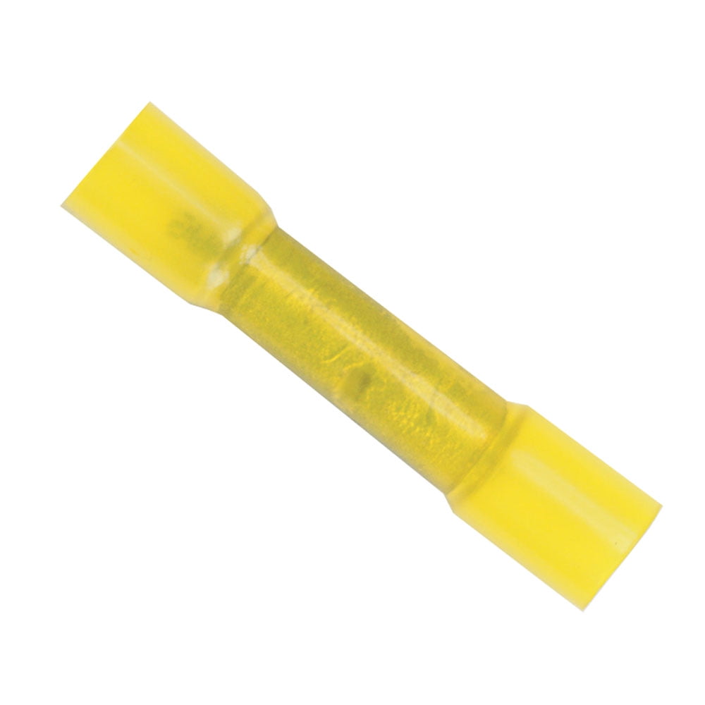 Set of 3 Yellow Ancor Gauge 12-10 Butt Connector Tubing, 1"