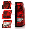 Tail Light Assembly; Red/Clear Lens