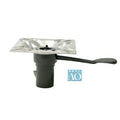 Attwood 238153-7 238 Series Seat Mount - Plated Steel, Forward Handle, 3° Tilt