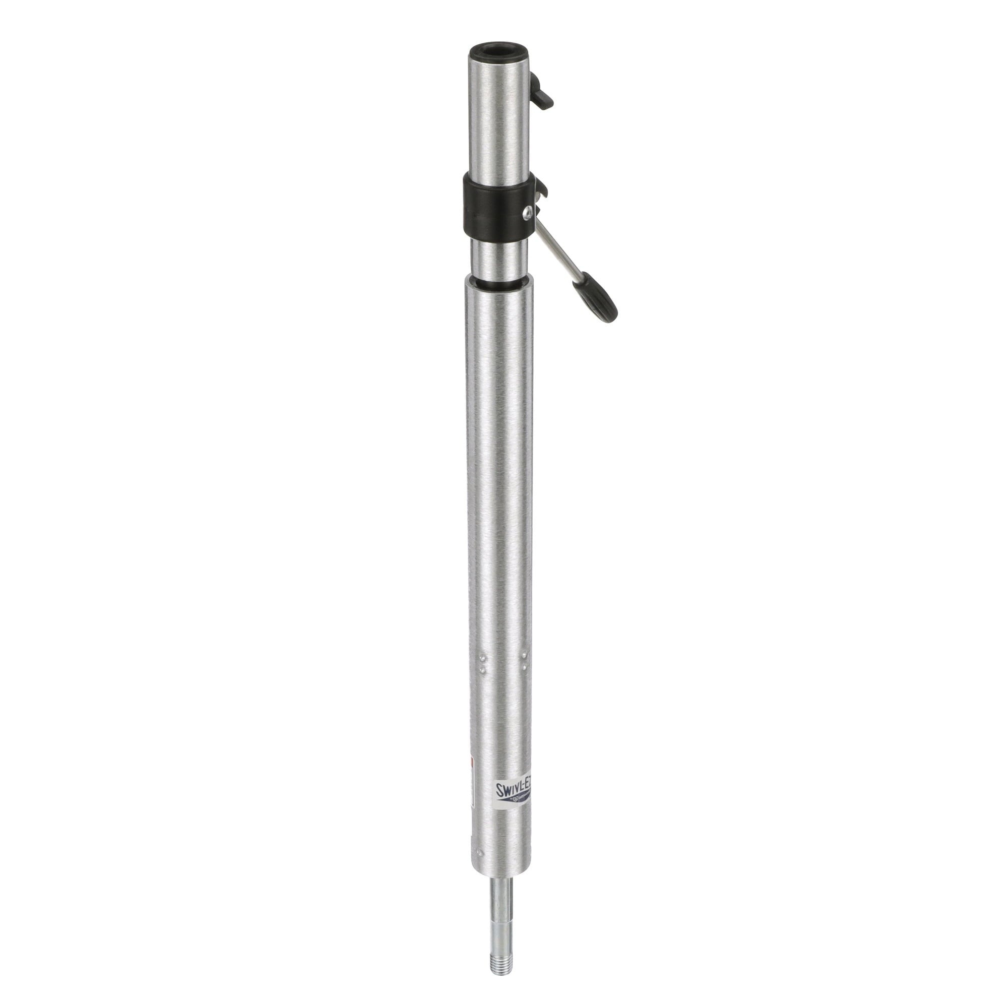 Attwood Lock N-Pin -inch Pin Post, Height Adjustable 24-30 Inches, Power Pedestal, Threaded, Brushed Aluminum