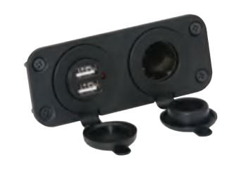 Adaptor Dual Port 12VDC