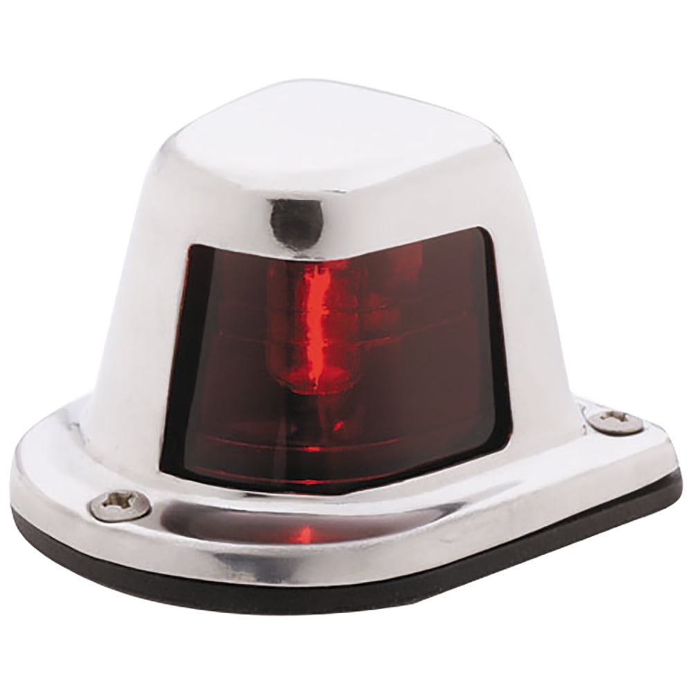 Attwood Side Lights Deck Mount, Stainless Steel