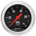 AUTO METER 2421 2IN OIL PRESS, 0-100 PSI, MECH