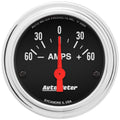 AutoMeter 2586 Traditional ChromeT Electric Ampmeter Gauge