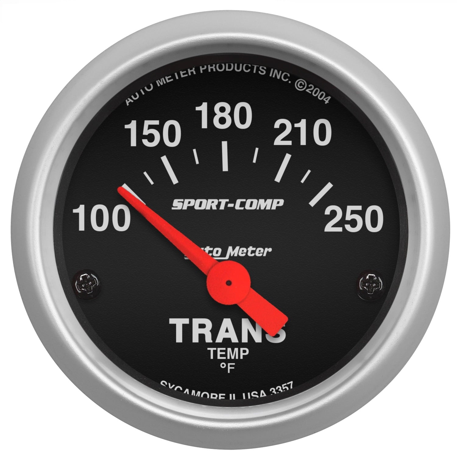 AUTO METER 3357 2IN TRANS TEMP, 100-250F SSE, SPORT-COMP