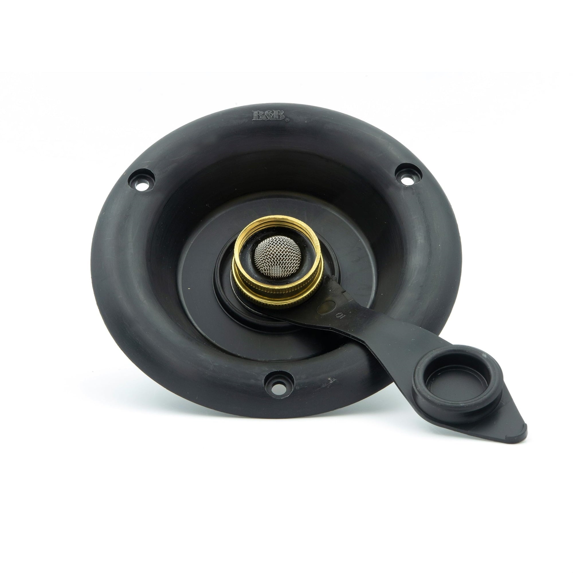 City Water Dish W/Brass Cv