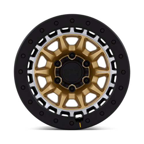 Black Rhino Hard Alloys TUSK 17X8.5 5X5 71 -10 M-GOLD-MCH