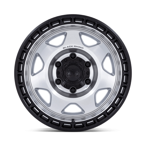 Black Rhino Hard Alloys VOYAGER 17X8.5 6X5.5 106 -10 SLV-MC-BLK
