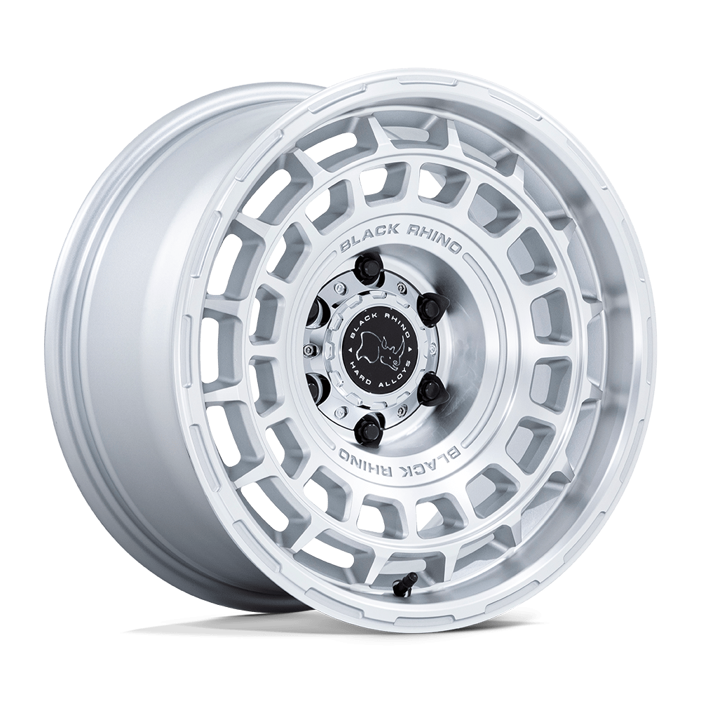 Black Rhino Hard Alloys AWOL 17X8.5 5X4.5 72 +25 SLV-MCH-FC