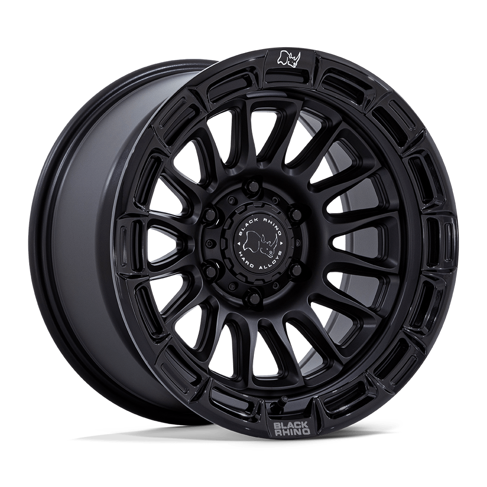 Black Rhino Hard Alloys RIVAL 17X9 6X5.5 106 -12 M-BLK G-BLK