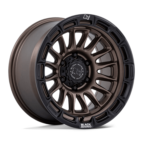 Black Rhino Hard Alloys RIVAL 17X8.5 6X5.5 106 +10 B-BRNZ M-BLK
