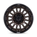 Black Rhino Hard Alloys RIVAL 17X8.5 5X4.5 72 +25 B-BRNZ M-BLK