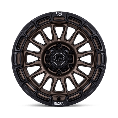 Black Rhino Hard Alloys RIVAL 17X9 5X5 71 -12 B-BRNZ M-BLK
