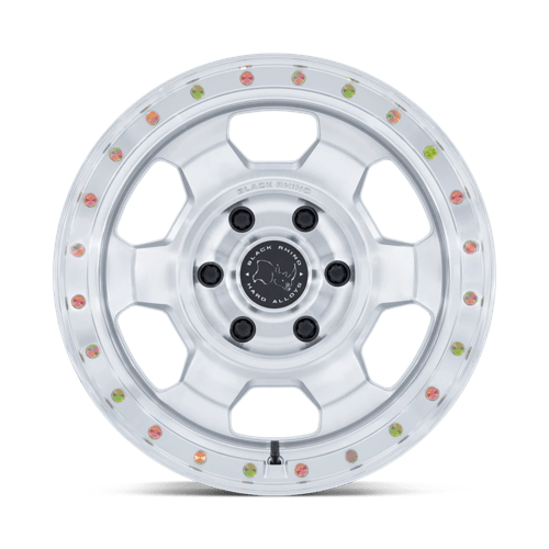 Black Rhino Hard Alloys TROOPER 17X8.5 6X5.5 106 +0 G-SLV MCH