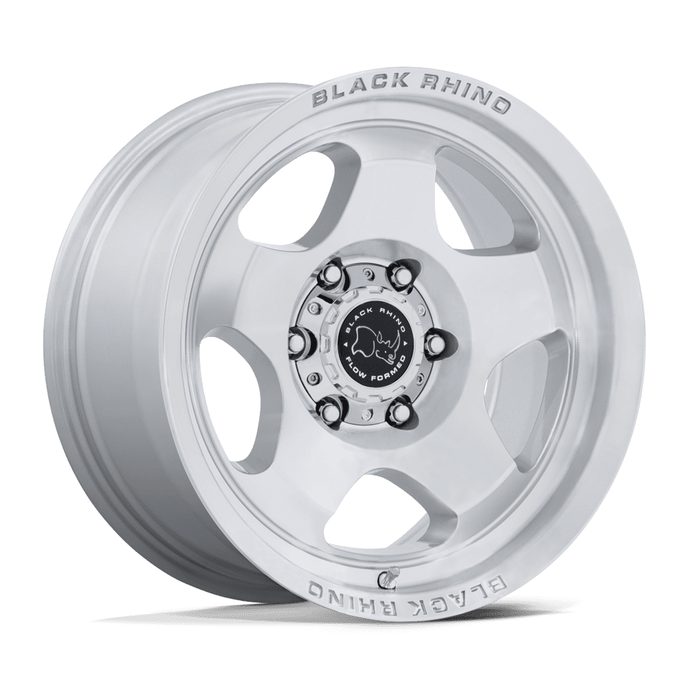 Black Rhino Hard Alloys SOL 17X8 5X4.25 72 +20 G-SLV MCH-FC