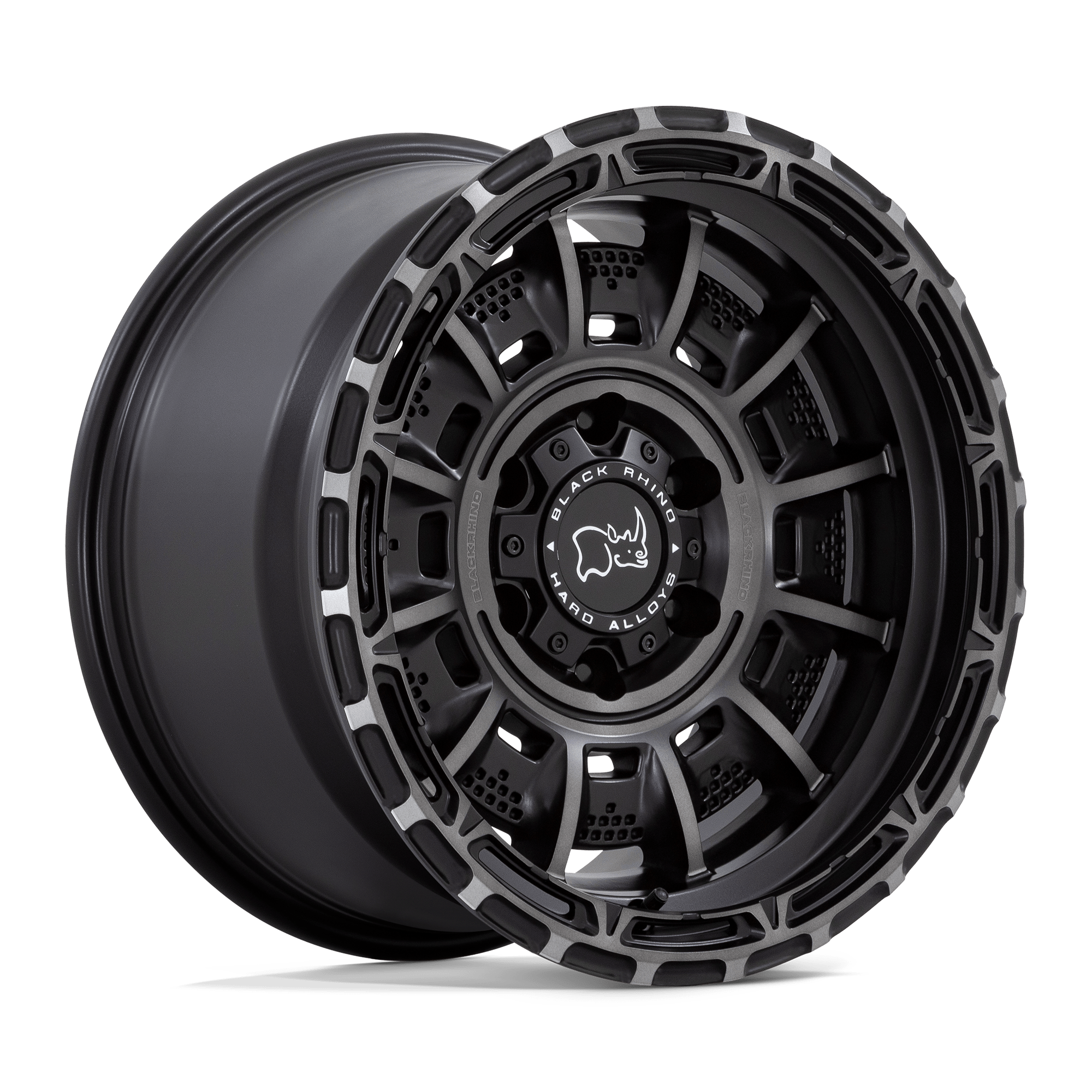 Black Rhino Hard Alloys LEGION 20X10 6X5.5 106 M-BLK GY-TN -18