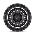 Black Rhino Hard Alloys LEGION 17X9 6X5.5 106 M-BLK GY-TN -12