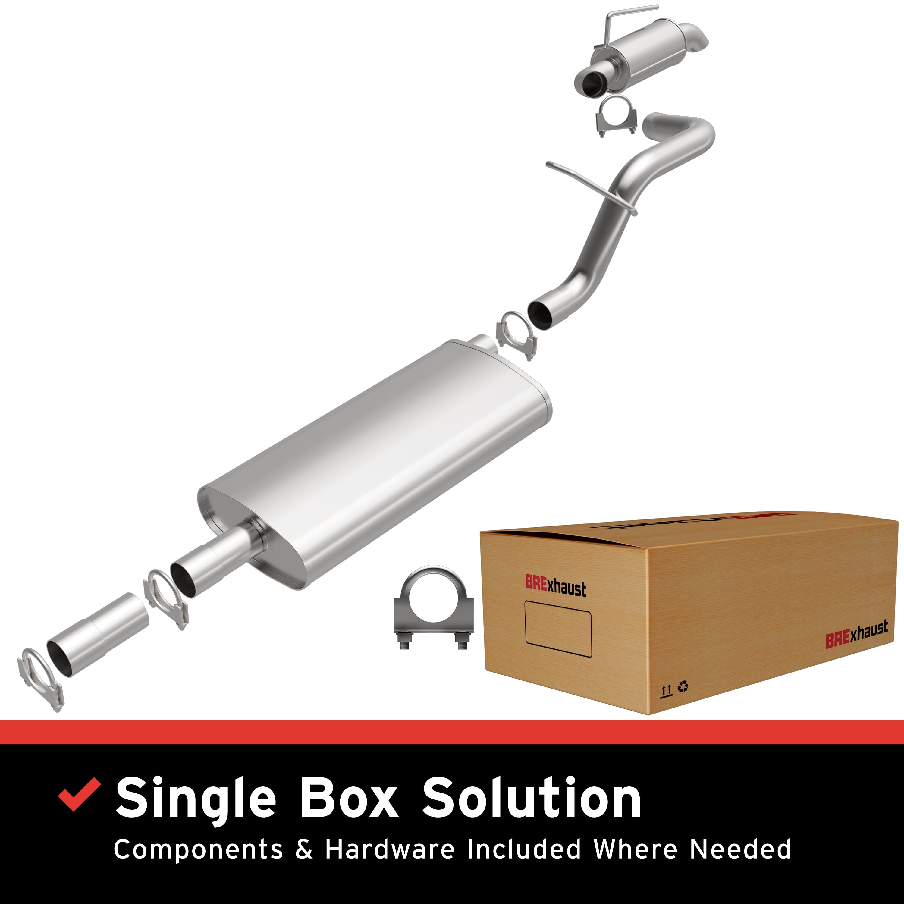 Exhaust Kit  08-12 Jeep Liberty 3.7
