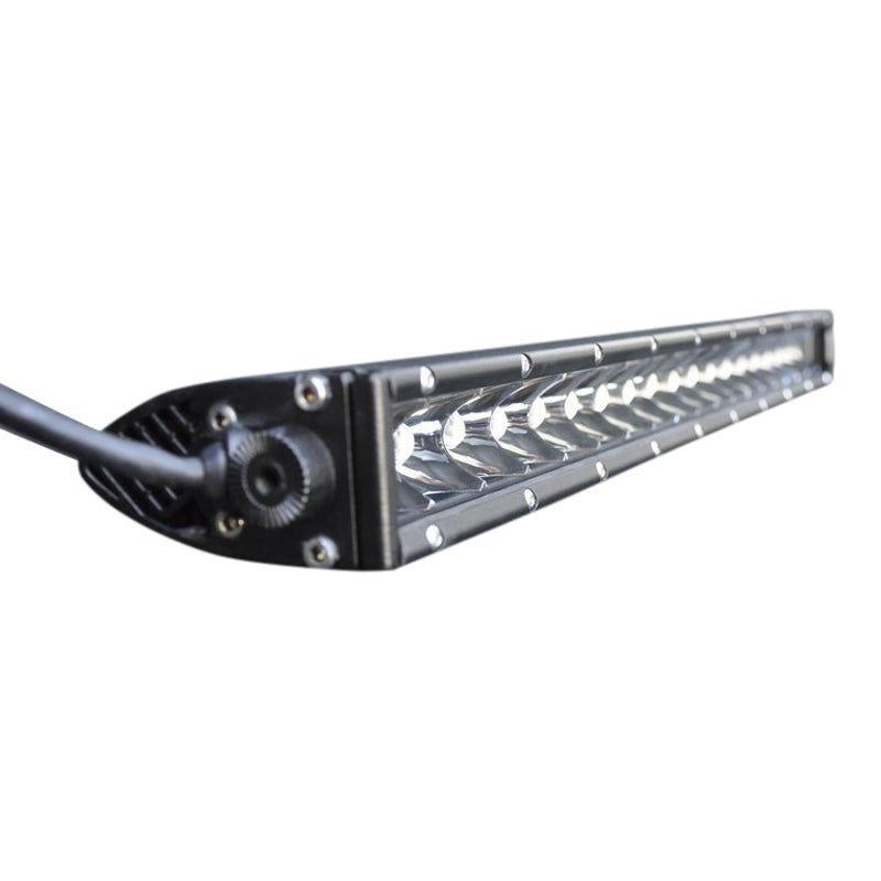 Single Row LED Light Bar With Chrome Face