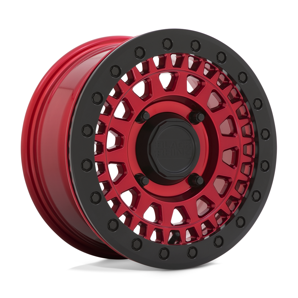 Black Rhino Hard Alloys - UTV PARKER UTV BL 14X7 4X156 +36 132 C-RED