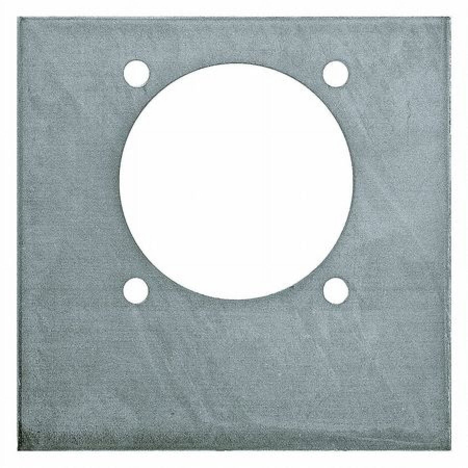 Plate Back Support Zn Plated