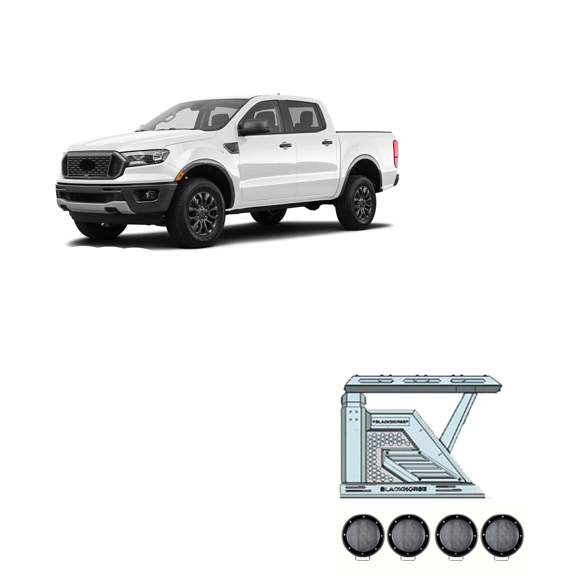 Armour Ii Roll Bar W/Basket Kit