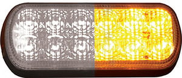 Light Strobe 5IN 1/2 Amber  1/2 Cle