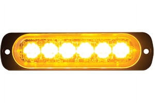 Light Strobe 4-3/8IN 6-LED Amber