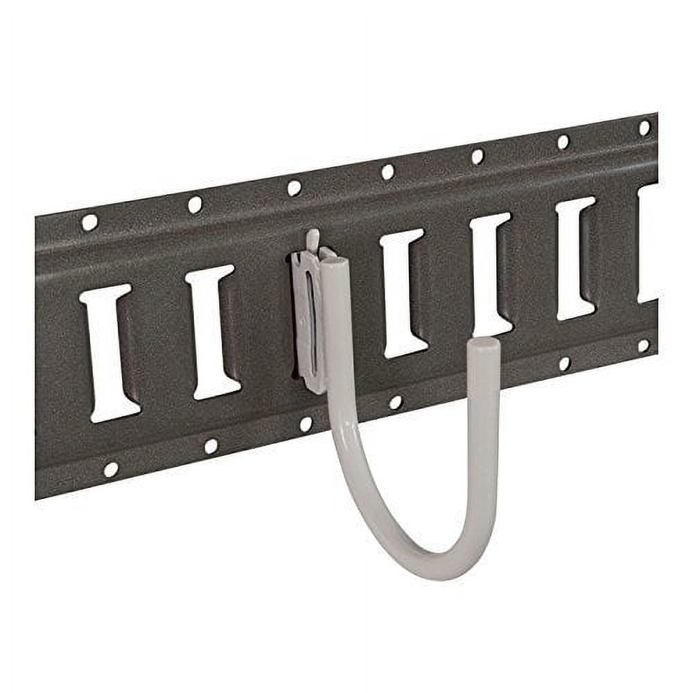 J-Hook Etrack  4.25IN ID  Round  Wh