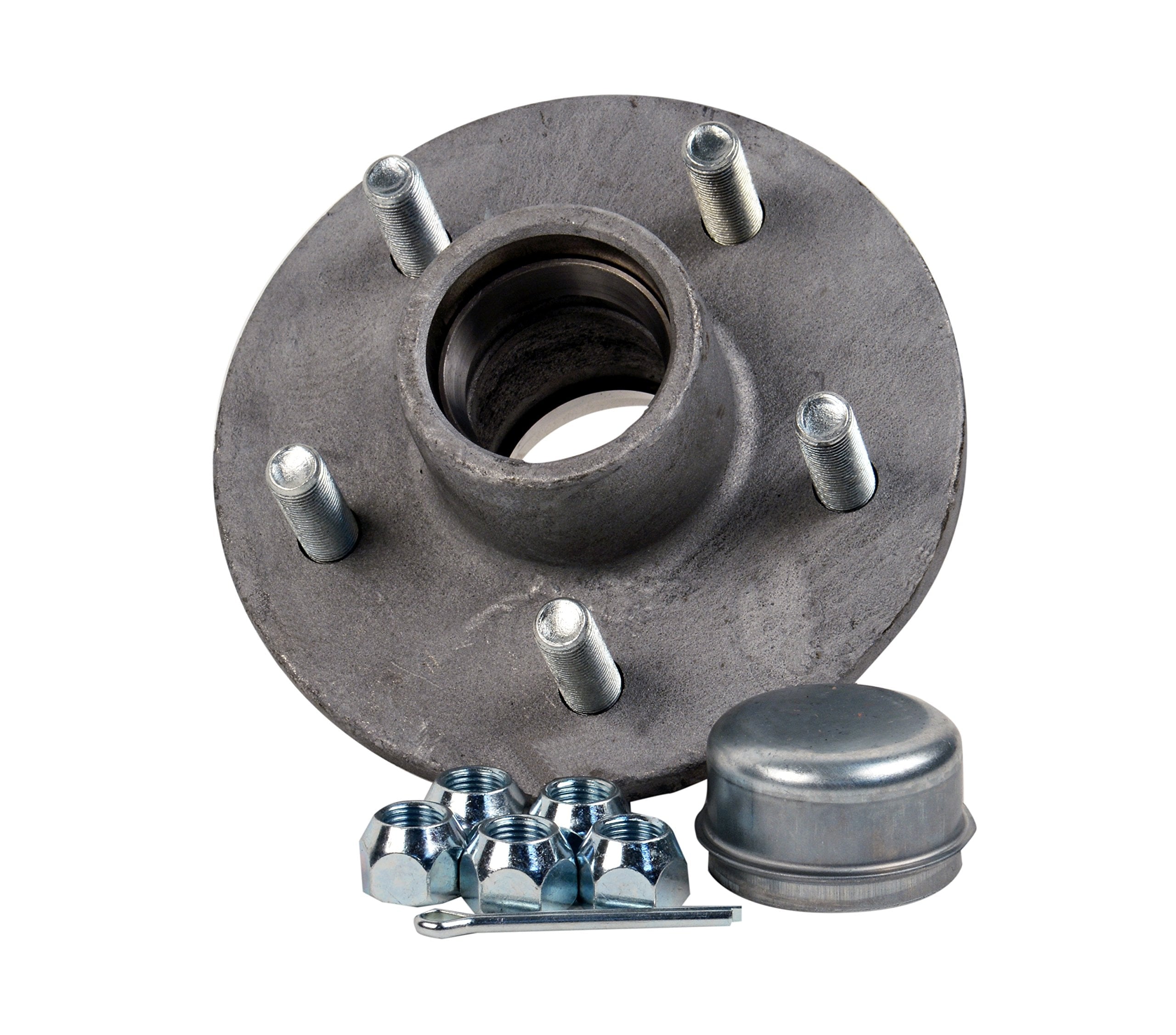 Pkg Trailer Hub Kit, Galvanized 1" Stud (5 x 4-1/2)