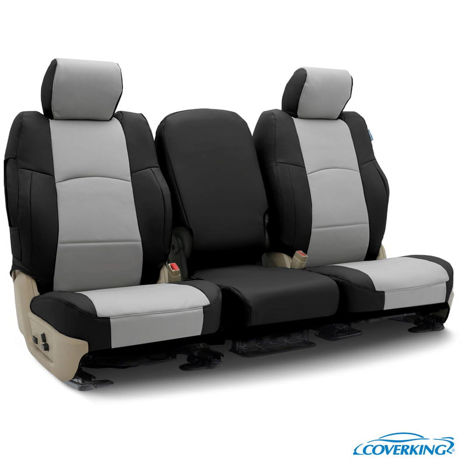 1 Row Prem Lthrette Solid Black