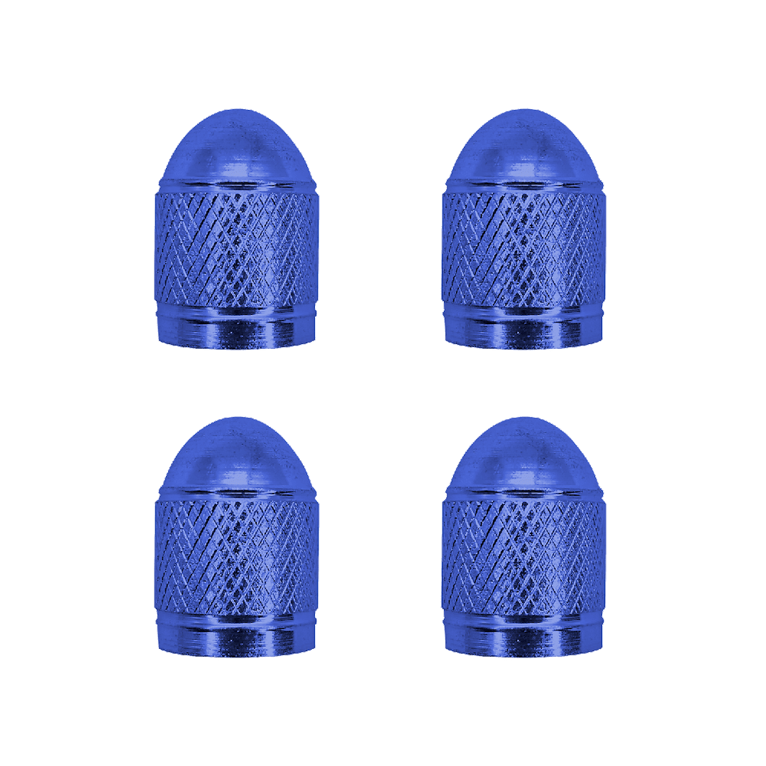 Cap Valve Blu Alum TPMS Safe