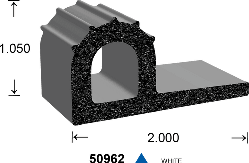 1.05 X 2.0  'P' Epdm  W/ST  White