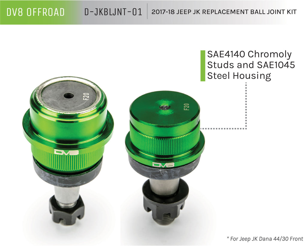 Jeep JK Replacement Ball Joint Kit Dana 30 Or Dana 44