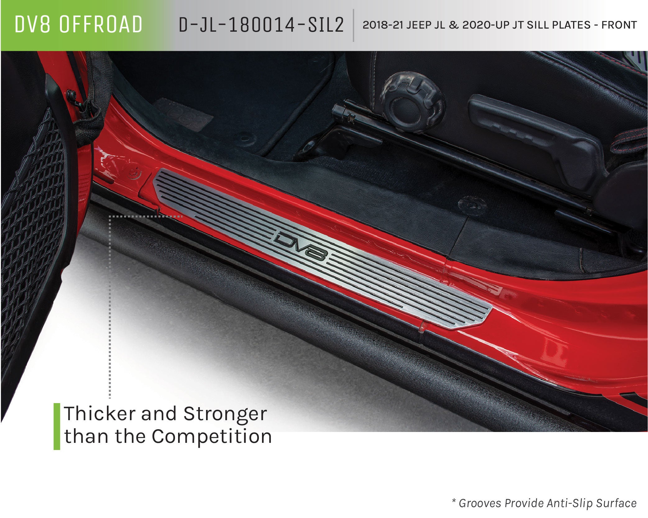 Jeep JL & JT Sill Plates Front