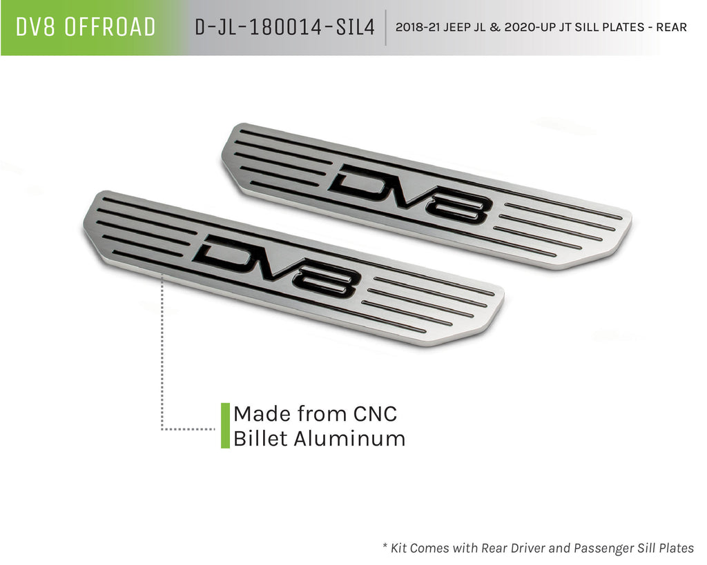 Jeep JL & JT Sill Plates Rear