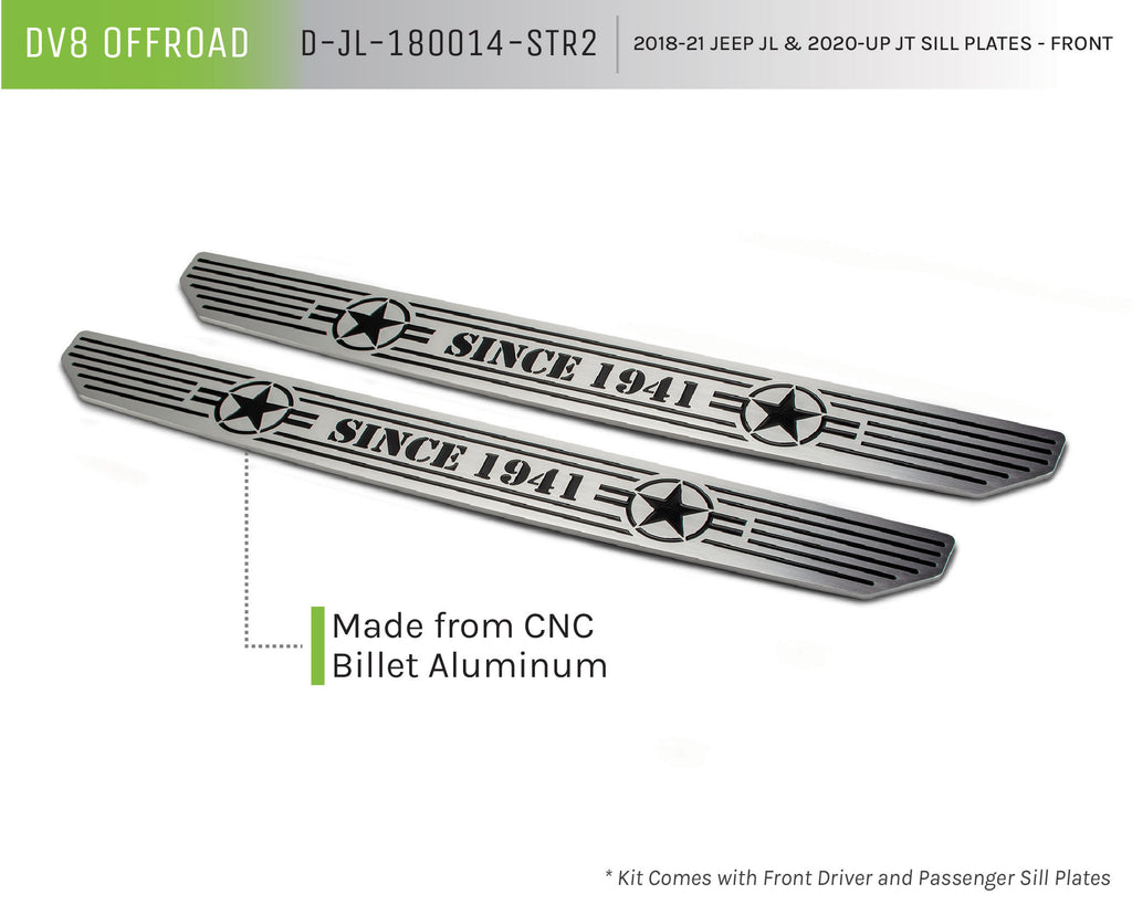 Jeep JL & JT Sill Plates Front