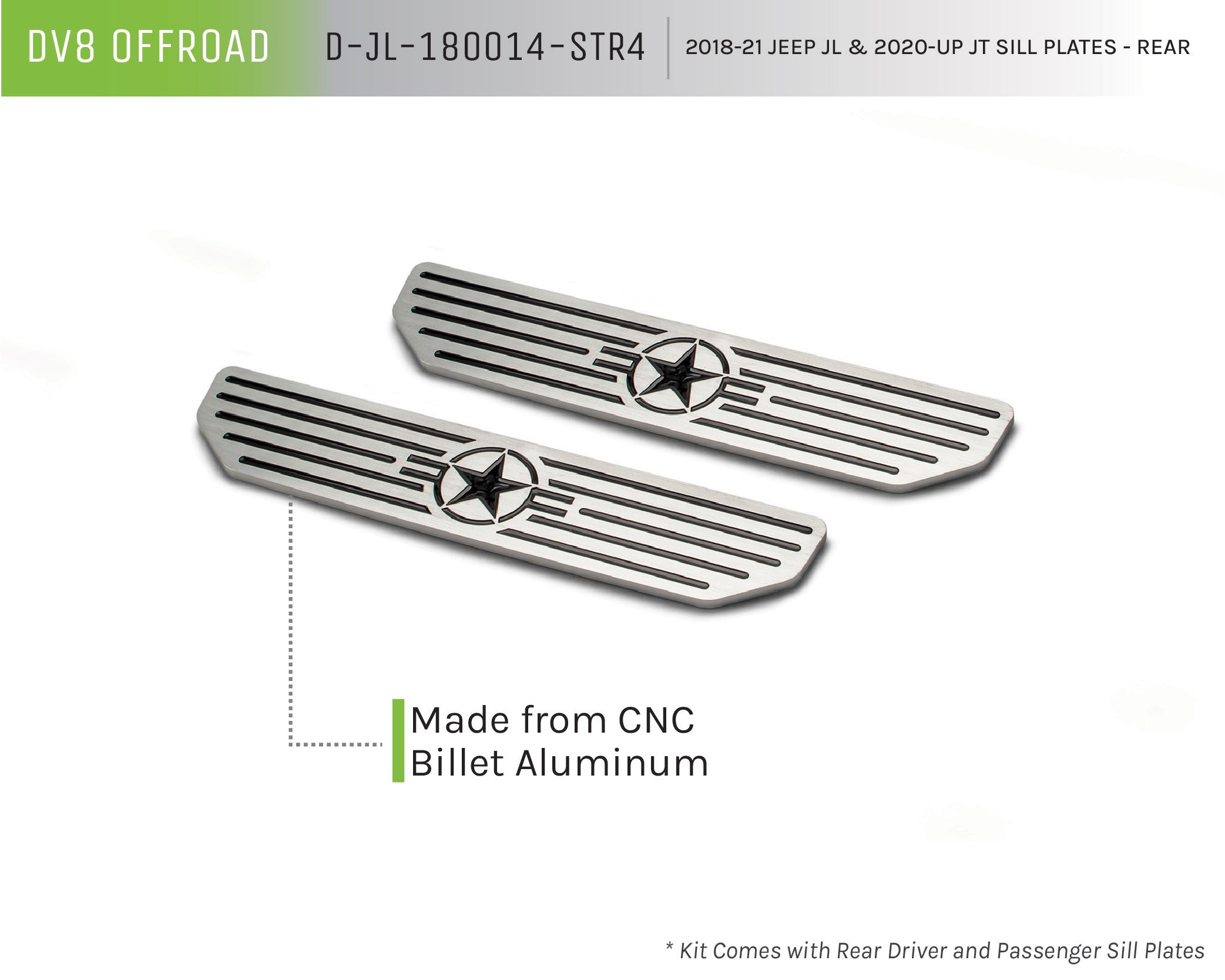 Jeep JL & JT Sill Plates Front