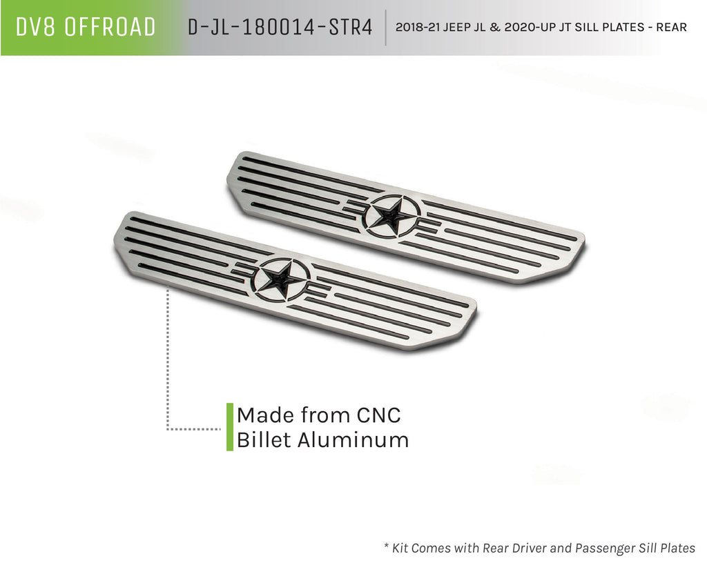 Jeep JL & JT Sill Plates Rear