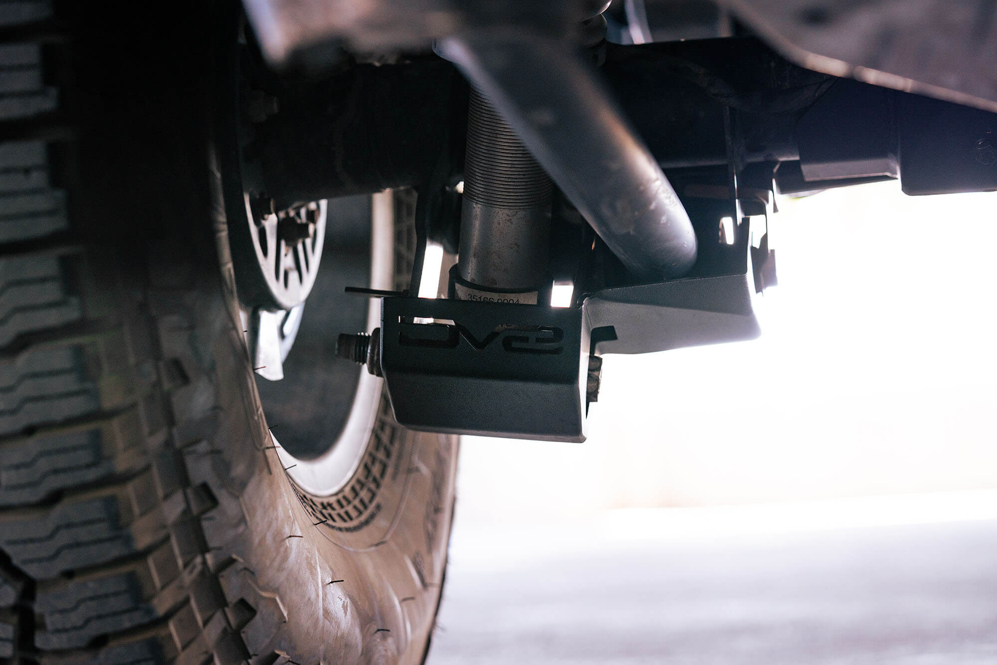 Ford Bronco Rear Shock Guard Skid Plates