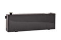 Tanks Long Rect Black-Tread Alum