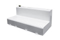 Auxilliary Tank L-Shape White Steel