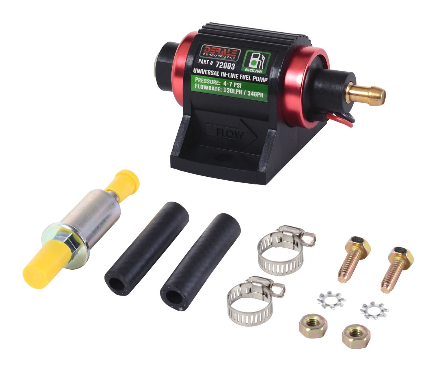 HP In-Line Fuel PUMP-130LPH