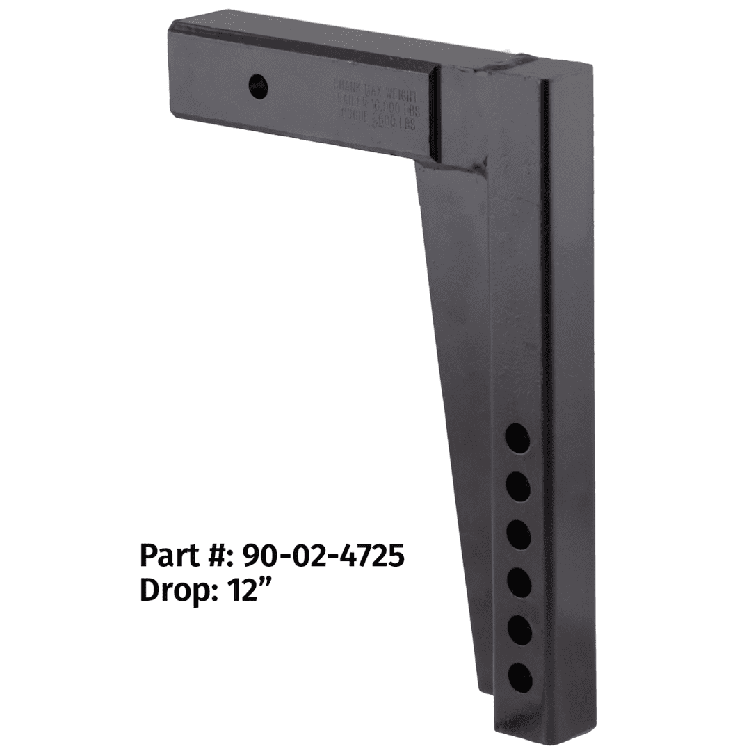 2.5' Adjustable SHANK12' DROP/15' R