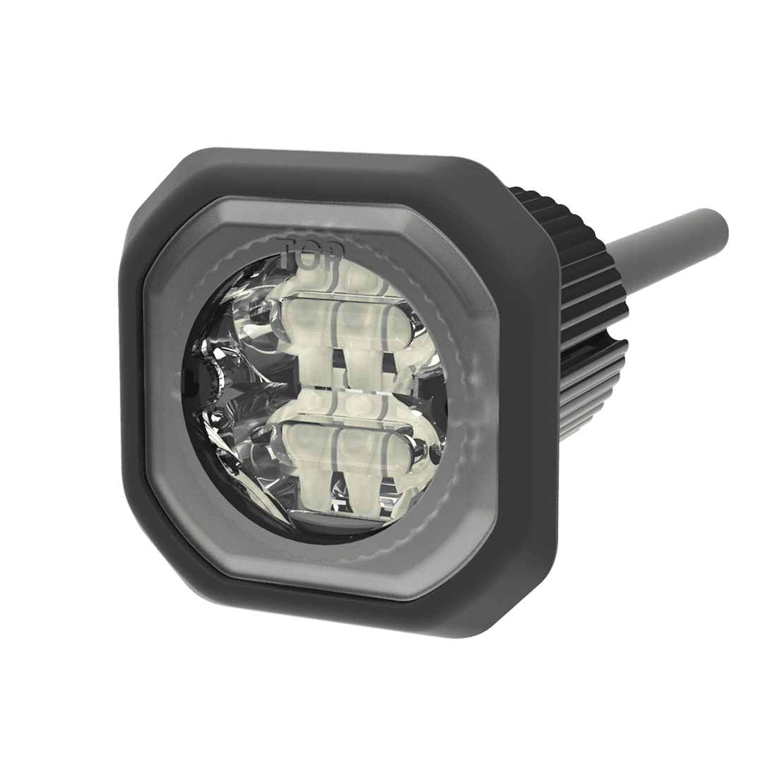 Clear Warning; Flush Mount; LED