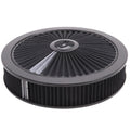 A/C 14' Round Chrome/Blck