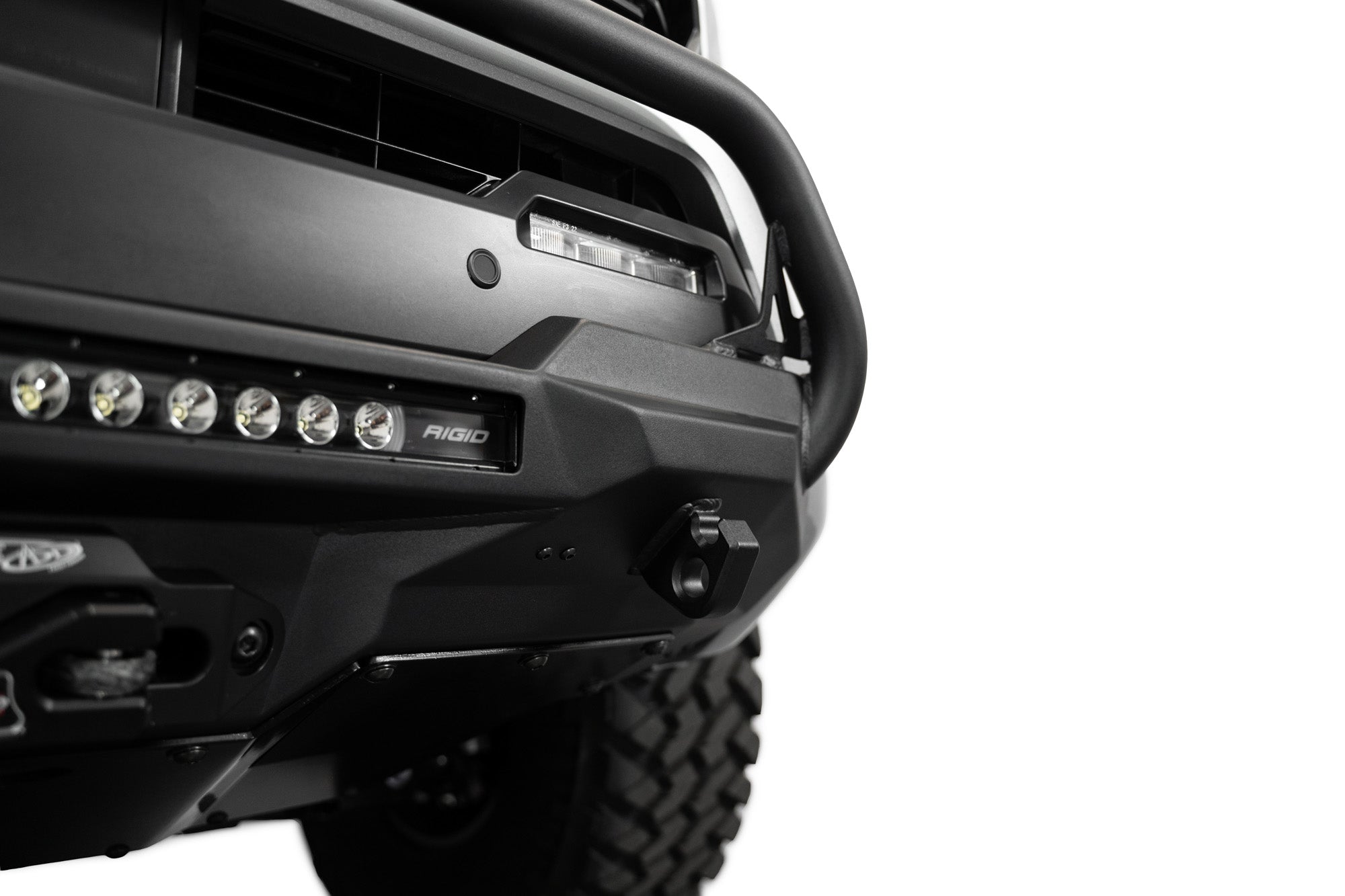 2024+ Toyota Tacoma Stealth Center Mount Winch Front Bumper With Top Hoop